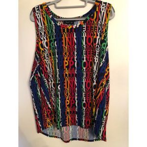 love J Multicolored Sleeveless Top